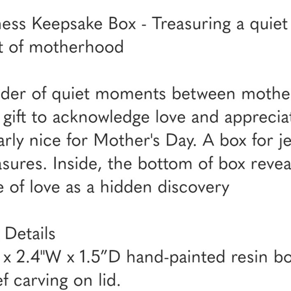 Willow tree keepsake box - Picture 5 of 5